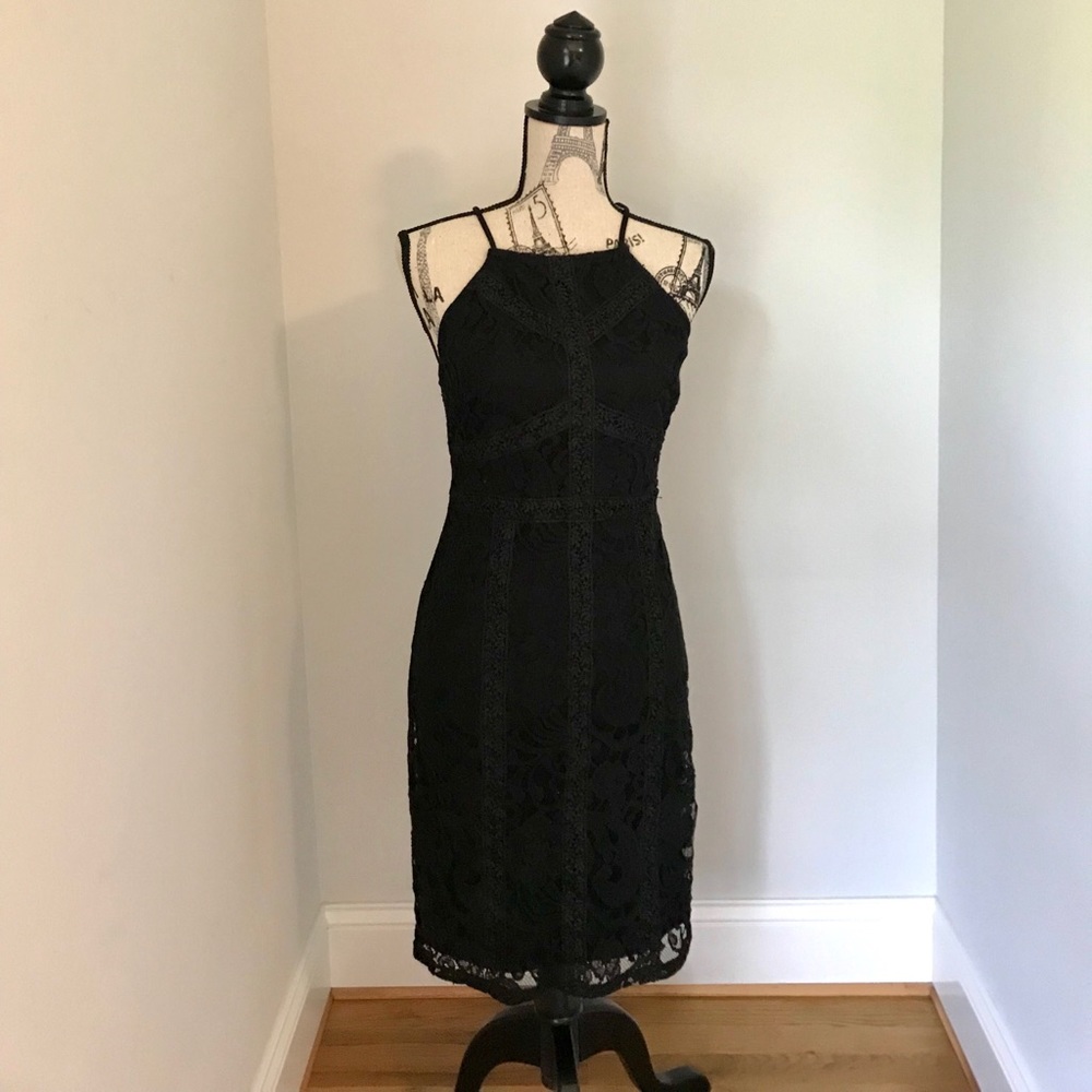 NEVER WORN Black Lace Dress